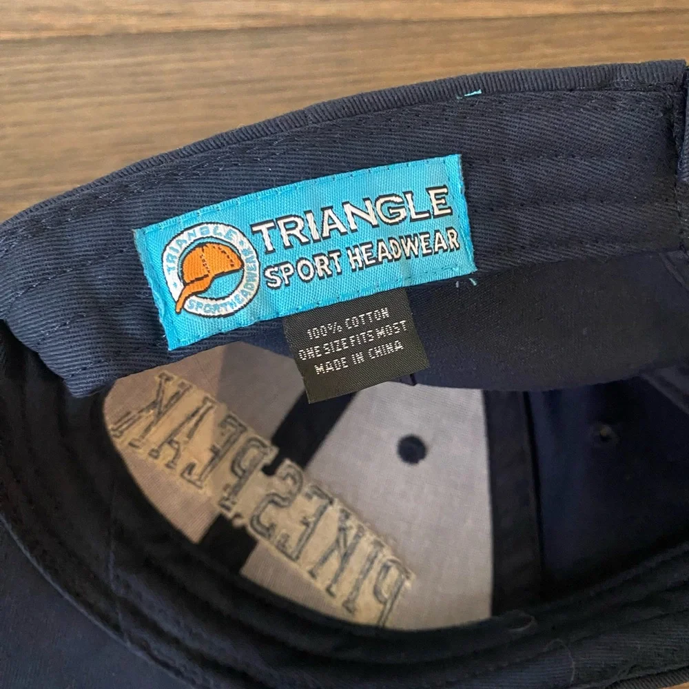 NEW Pikes Peak Hat Cap NWOT Adjustable Strap Back Navy Blue Colorado Mountain